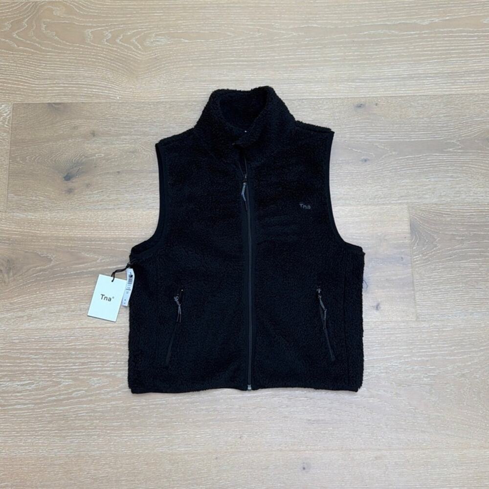 Tna Teddybear Sleeveless Vest Tyler Size M Black